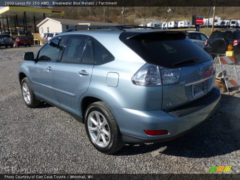 Breakwater Blue Metallic / Parchment 2009 Lexus RX 350 AWD