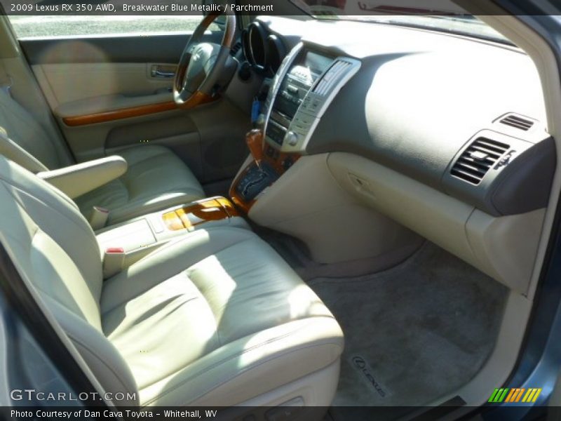 Breakwater Blue Metallic / Parchment 2009 Lexus RX 350 AWD