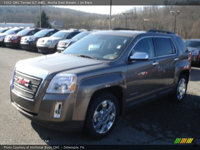 Mocha Steel Metallic / Jet Black 2012 GMC Terrain SLT AWD