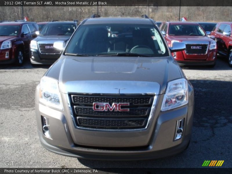 Mocha Steel Metallic / Jet Black 2012 GMC Terrain SLT AWD