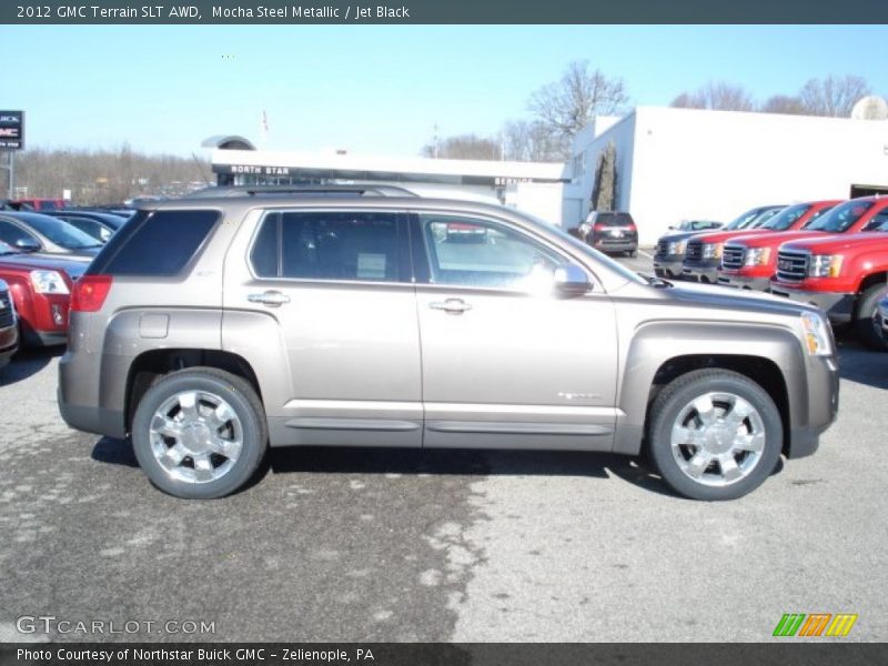 Mocha Steel Metallic / Jet Black 2012 GMC Terrain SLT AWD