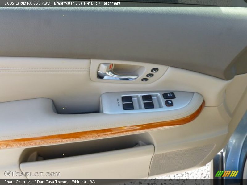 Breakwater Blue Metallic / Parchment 2009 Lexus RX 350 AWD