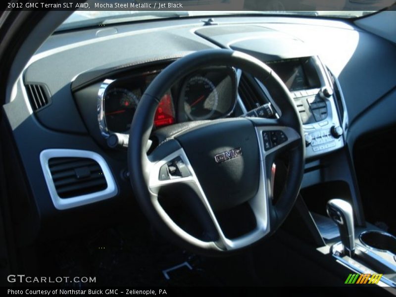Mocha Steel Metallic / Jet Black 2012 GMC Terrain SLT AWD