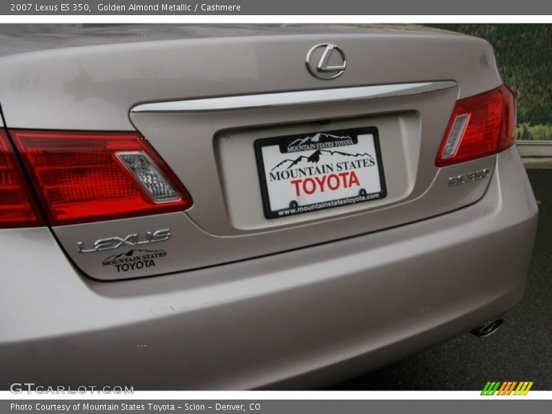 Golden Almond Metallic / Cashmere 2007 Lexus ES 350