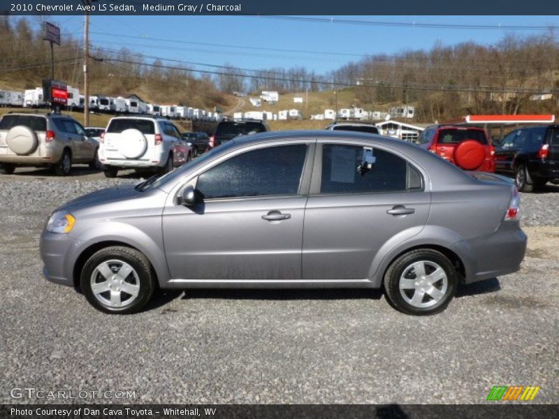Medium Gray / Charcoal 2010 Chevrolet Aveo LS Sedan
