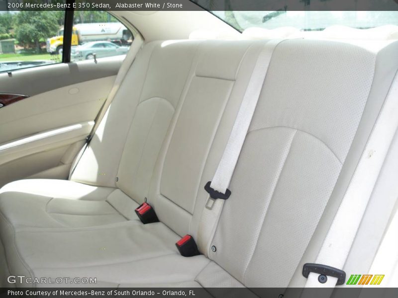 Alabaster White / Stone 2006 Mercedes-Benz E 350 Sedan