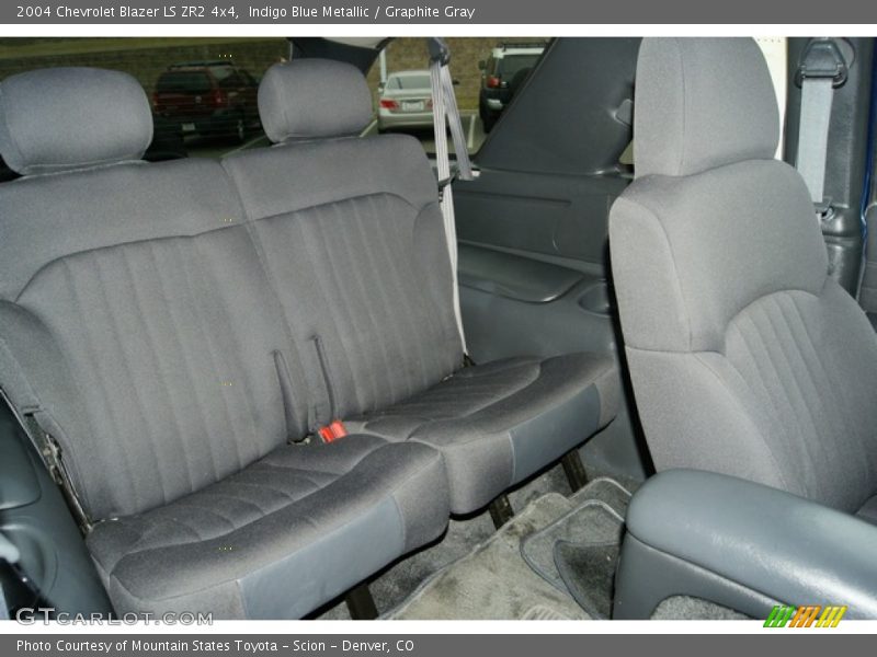 Indigo Blue Metallic / Graphite Gray 2004 Chevrolet Blazer LS ZR2 4x4