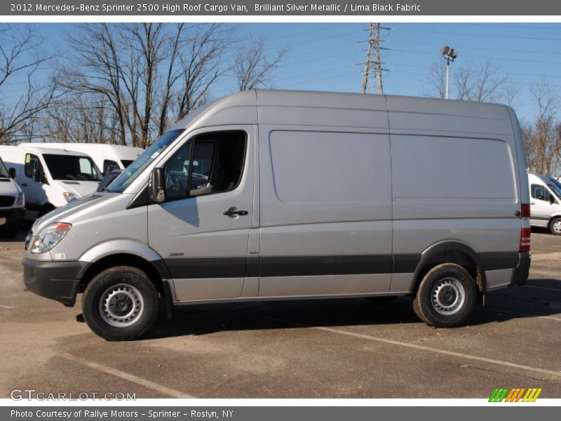  2012 Sprinter 2500 High Roof Cargo Van Brilliant Silver Metallic