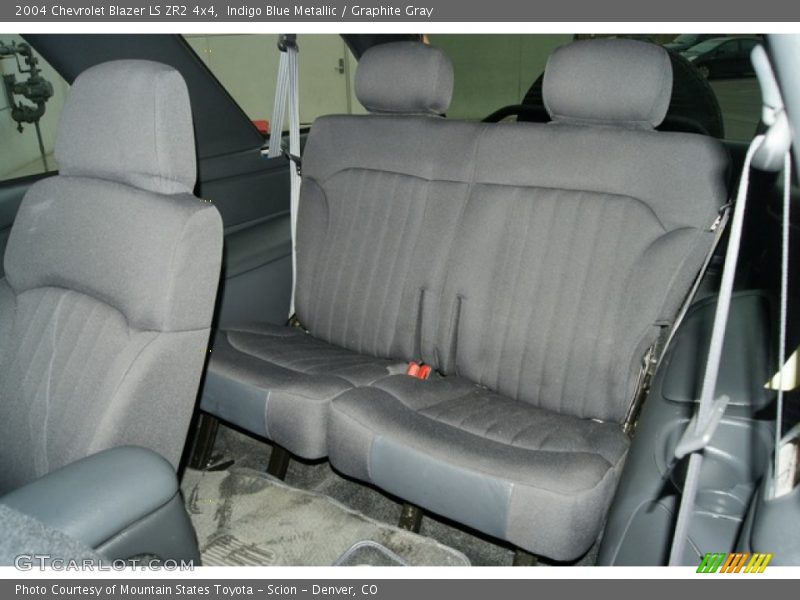 Indigo Blue Metallic / Graphite Gray 2004 Chevrolet Blazer LS ZR2 4x4