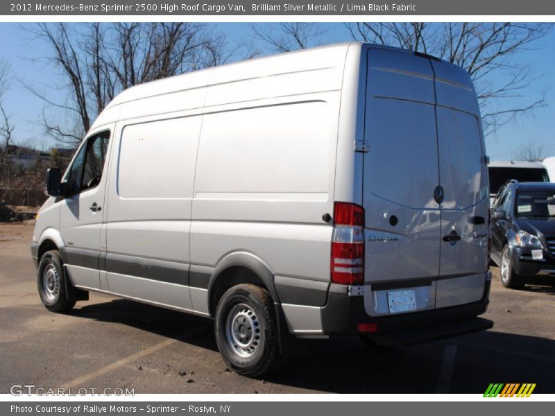 Brilliant Silver Metallic / Lima Black Fabric 2012 Mercedes-Benz Sprinter 2500 High Roof Cargo Van