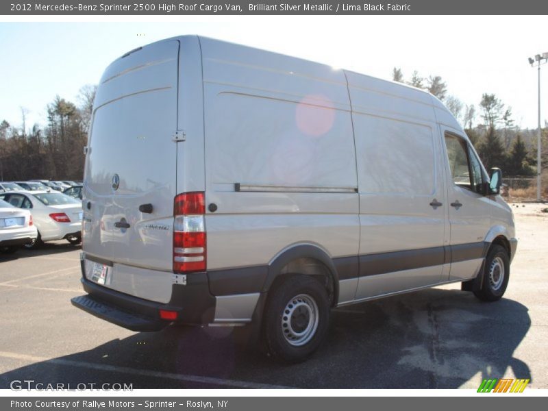 Brilliant Silver Metallic / Lima Black Fabric 2012 Mercedes-Benz Sprinter 2500 High Roof Cargo Van