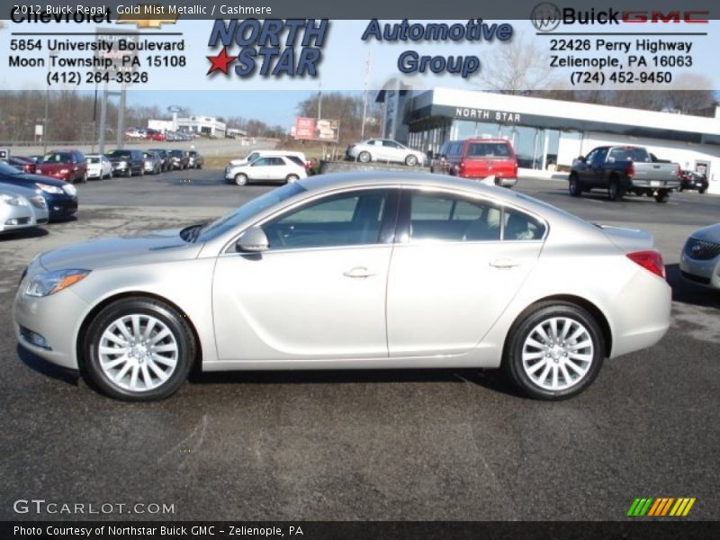 Gold Mist Metallic / Cashmere 2012 Buick Regal