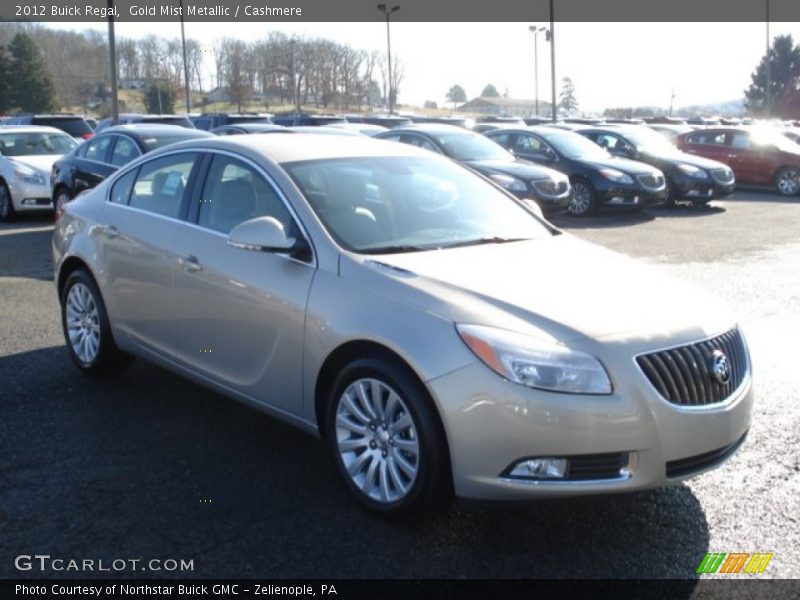 Gold Mist Metallic / Cashmere 2012 Buick Regal