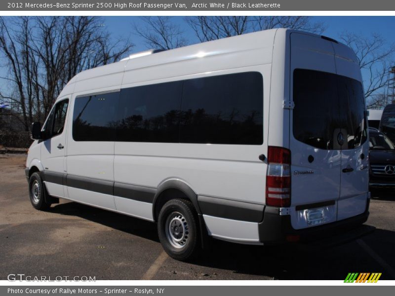 Arctic White / Black Leatherette 2012 Mercedes-Benz Sprinter 2500 High Roof Passenger Van