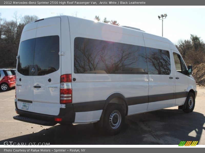 Arctic White / Black Leatherette 2012 Mercedes-Benz Sprinter 2500 High Roof Passenger Van