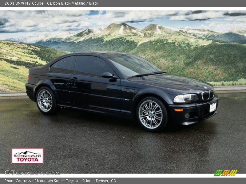 Carbon Black Metallic / Black 2001 BMW M3 Coupe