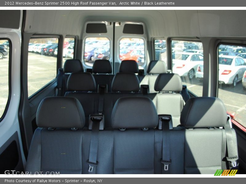  2012 Sprinter 2500 High Roof Passenger Van Black Leatherette Interior