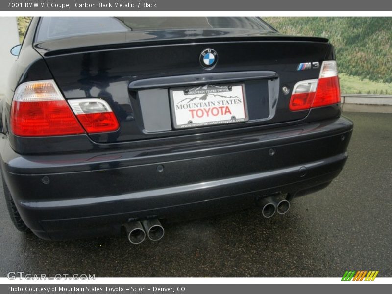 Carbon Black Metallic / Black 2001 BMW M3 Coupe