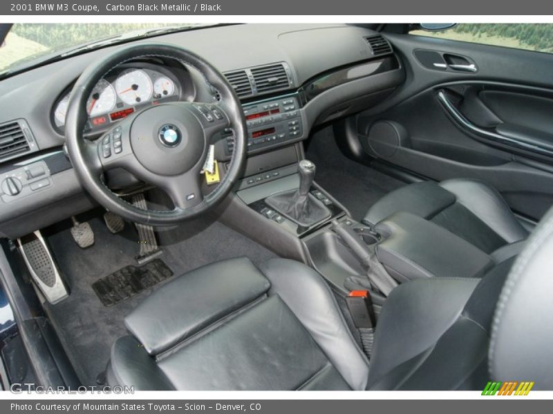 Black Interior - 2001 M3 Coupe 