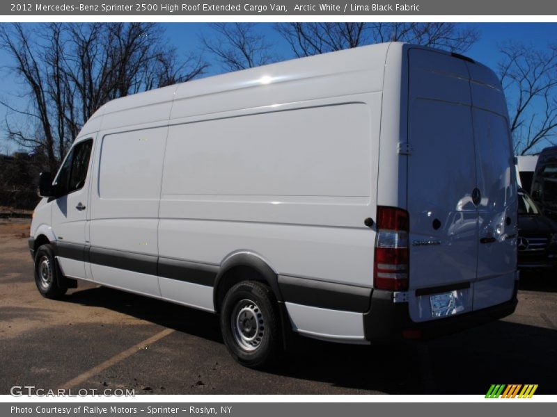 Arctic White / Lima Black Fabric 2012 Mercedes-Benz Sprinter 2500 High Roof Extended Cargo Van