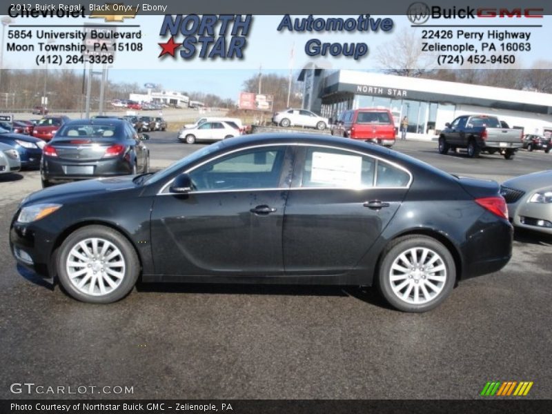 Black Onyx / Ebony 2012 Buick Regal