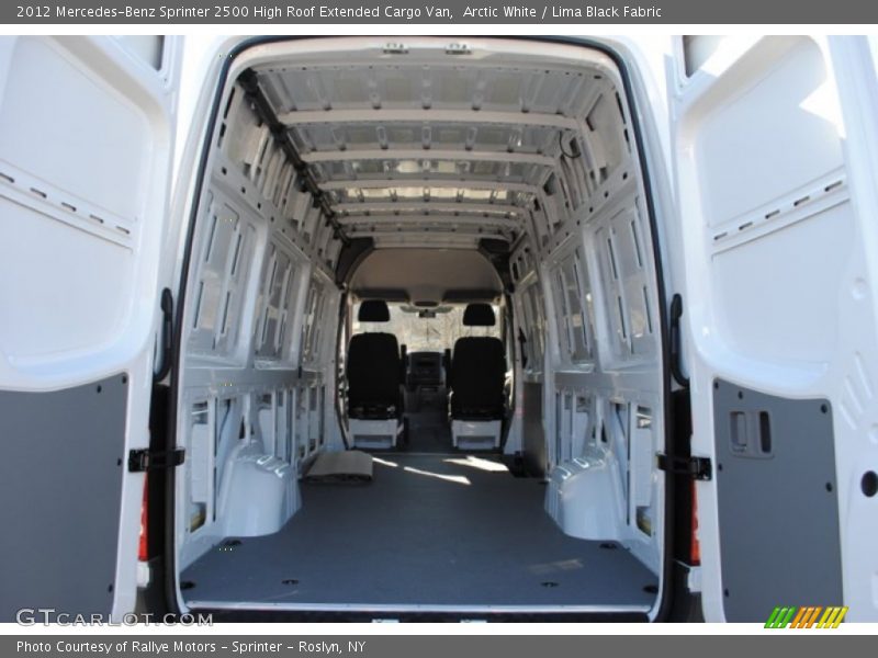 Arctic White / Lima Black Fabric 2012 Mercedes-Benz Sprinter 2500 High Roof Extended Cargo Van