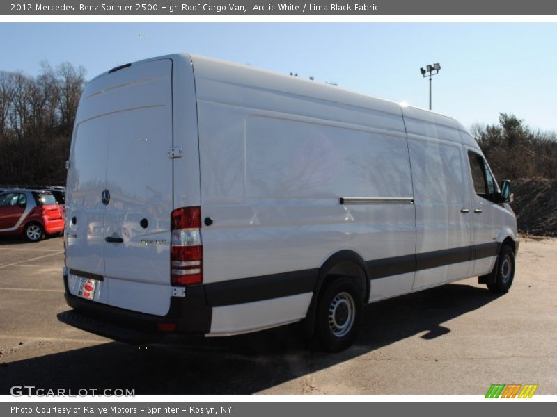 Arctic White / Lima Black Fabric 2012 Mercedes-Benz Sprinter 2500 High Roof Cargo Van