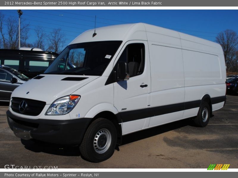 Front 3/4 View of 2012 Sprinter 2500 High Roof Cargo Van