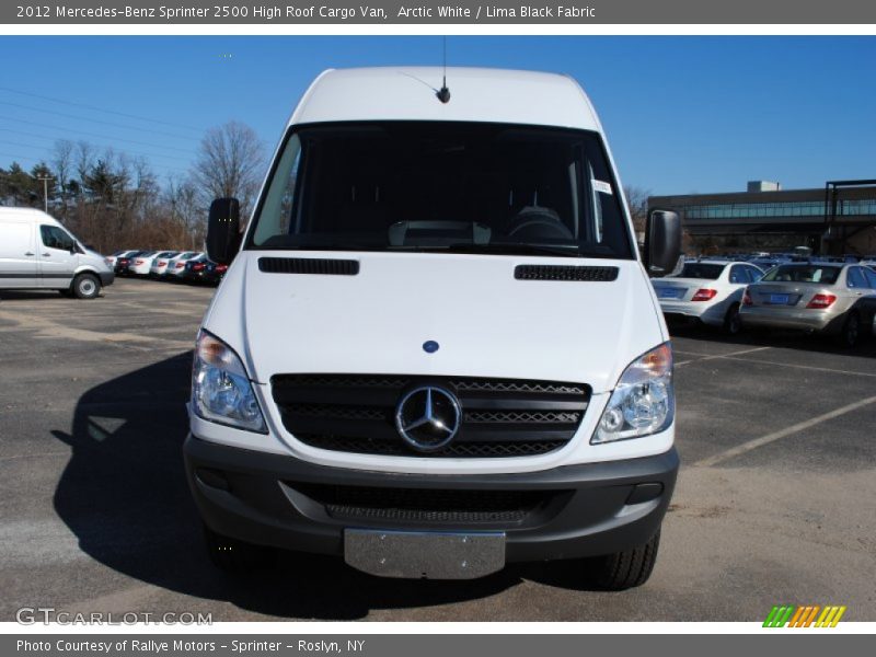 Arctic White / Lima Black Fabric 2012 Mercedes-Benz Sprinter 2500 High Roof Cargo Van