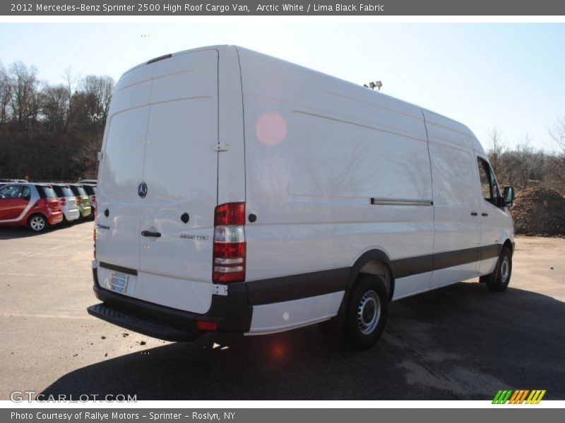 Arctic White / Lima Black Fabric 2012 Mercedes-Benz Sprinter 2500 High Roof Cargo Van