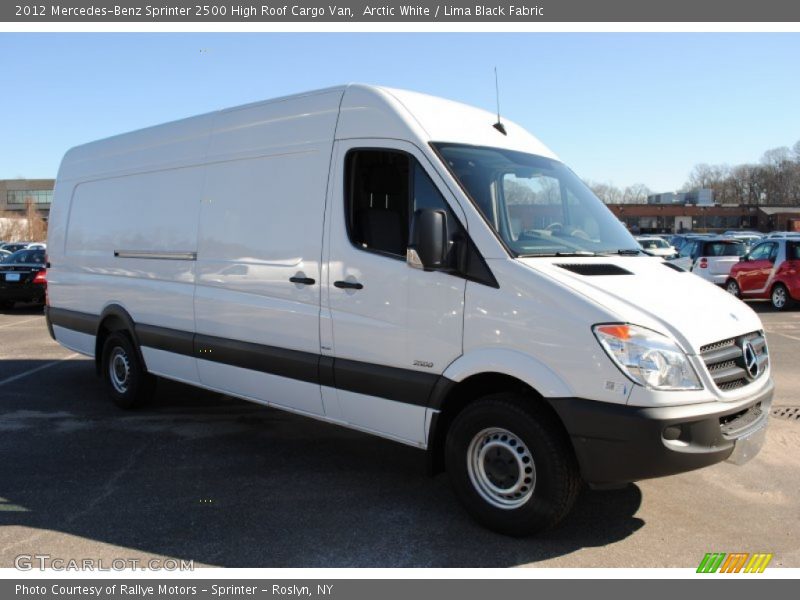 Arctic White / Lima Black Fabric 2012 Mercedes-Benz Sprinter 2500 High Roof Cargo Van