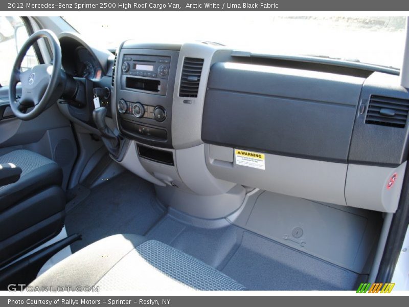 Dashboard of 2012 Sprinter 2500 High Roof Cargo Van