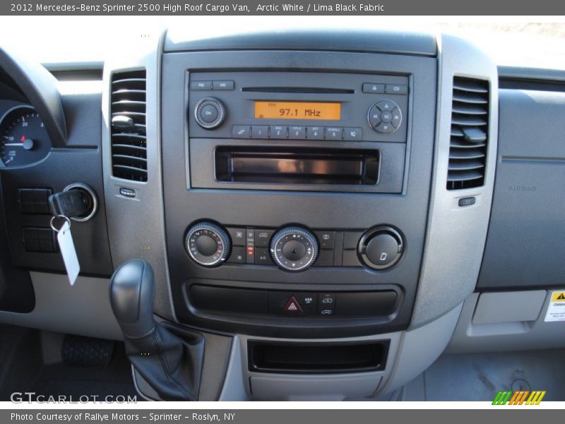 Controls of 2012 Sprinter 2500 High Roof Cargo Van