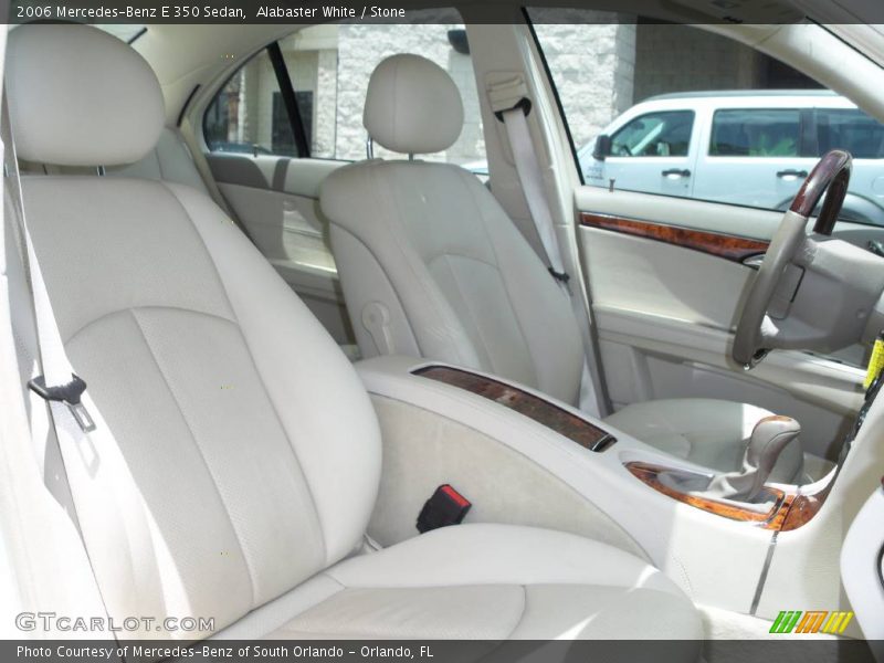 Alabaster White / Stone 2006 Mercedes-Benz E 350 Sedan