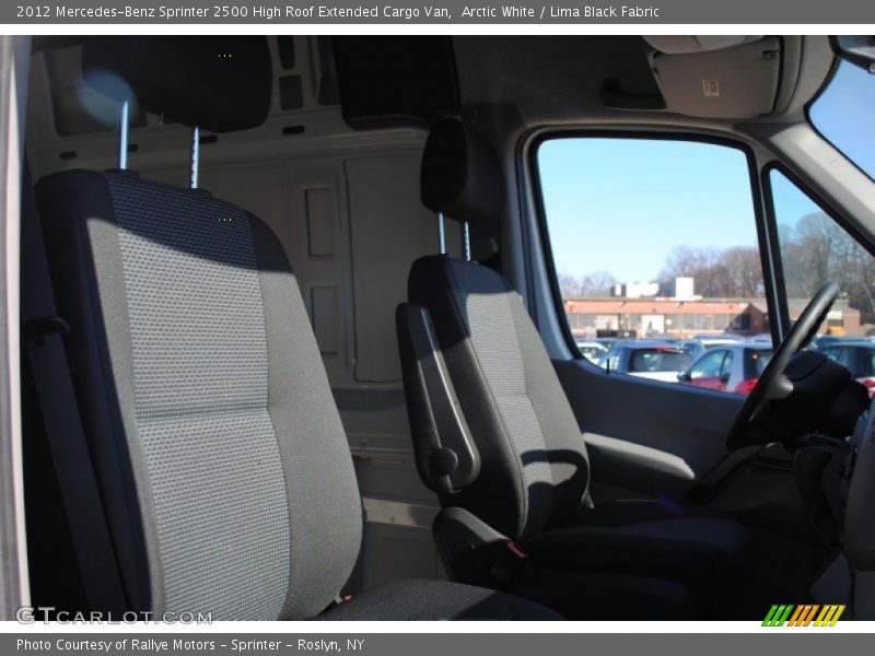 Arctic White / Lima Black Fabric 2012 Mercedes-Benz Sprinter 2500 High Roof Extended Cargo Van