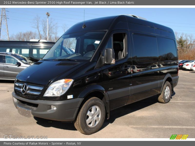 Front 3/4 View of 2012 Sprinter 2500 High Roof Passenger Van