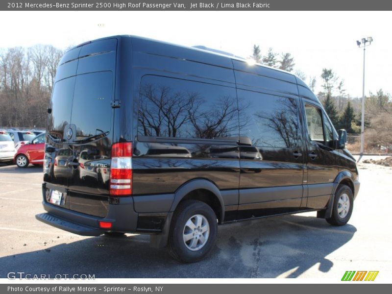 Jet Black / Lima Black Fabric 2012 Mercedes-Benz Sprinter 2500 High Roof Passenger Van