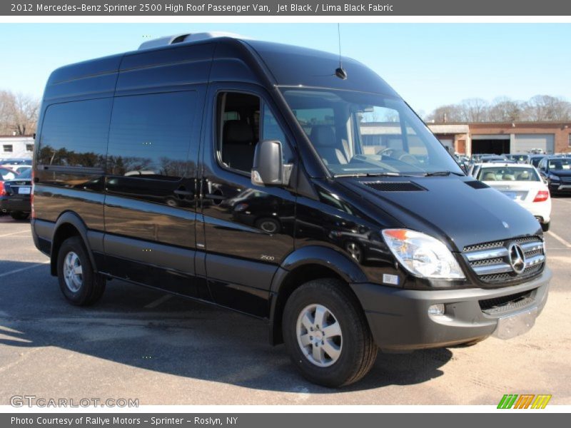 Jet Black / Lima Black Fabric 2012 Mercedes-Benz Sprinter 2500 High Roof Passenger Van