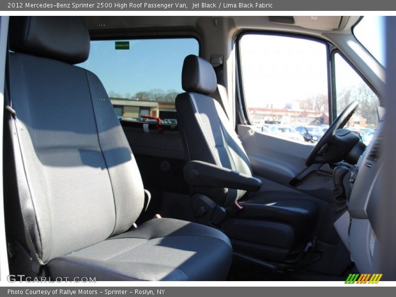 Jet Black / Lima Black Fabric 2012 Mercedes-Benz Sprinter 2500 High Roof Passenger Van