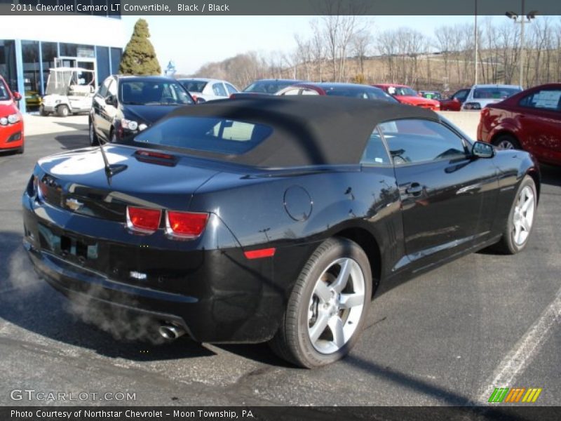 Black / Black 2011 Chevrolet Camaro LT Convertible
