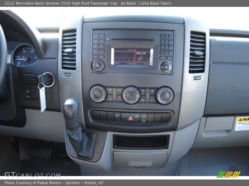 Controls of 2012 Sprinter 2500 High Roof Passenger Van