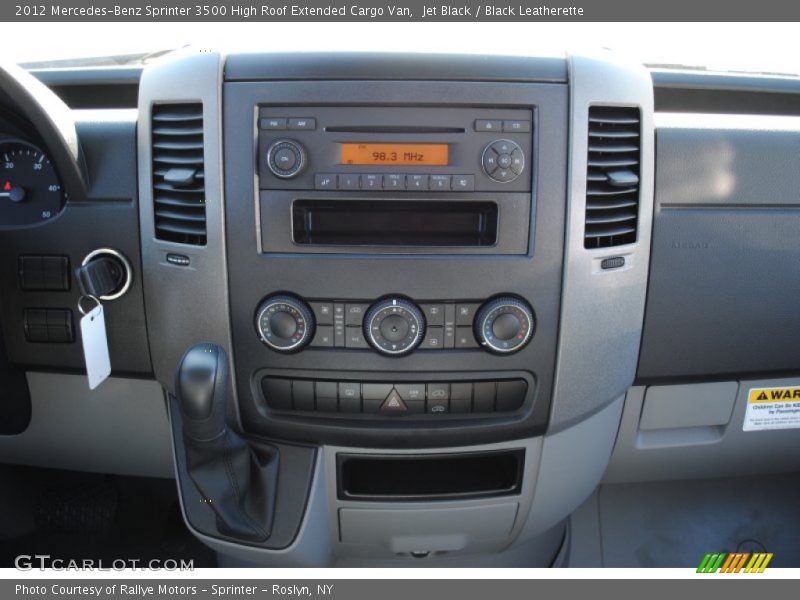 Controls of 2012 Sprinter 3500 High Roof Extended Cargo Van