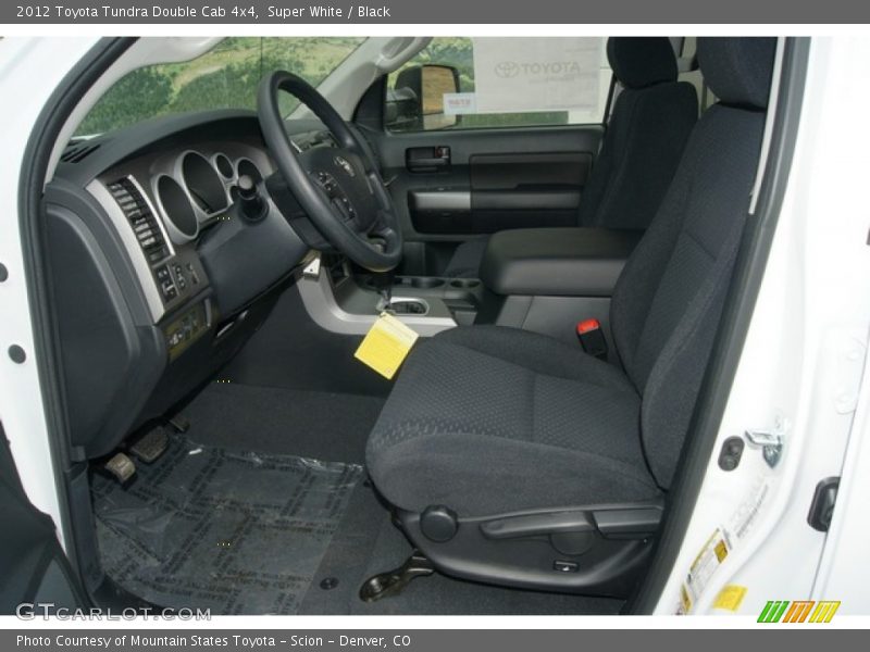  2012 Tundra Double Cab 4x4 Black Interior