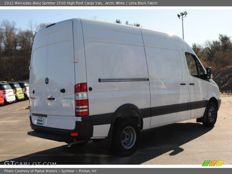 Arctic White / Lima Black Fabric 2012 Mercedes-Benz Sprinter 2500 High Roof Cargo Van