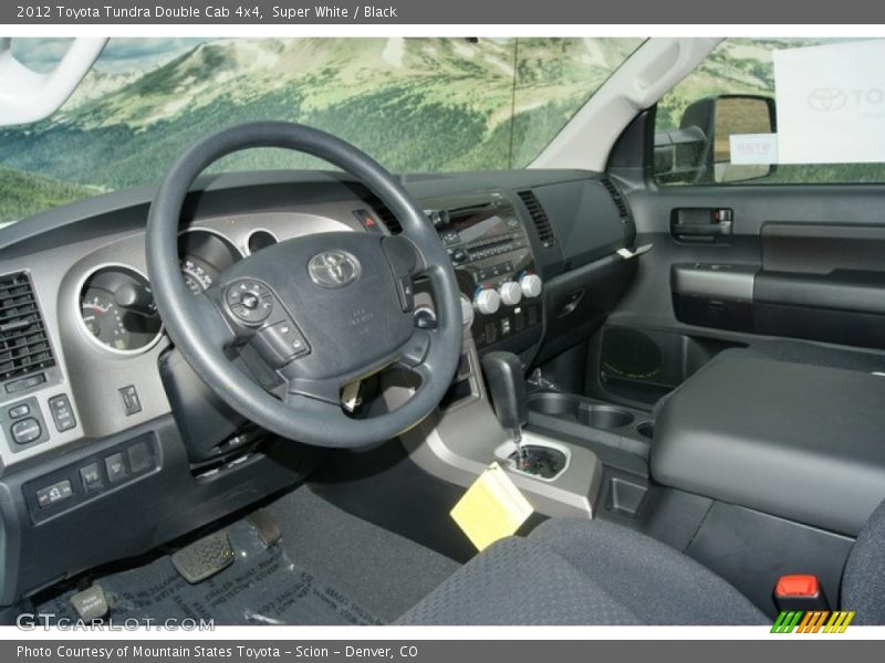  2012 Tundra Double Cab 4x4 Black Interior