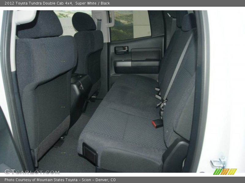 Super White / Black 2012 Toyota Tundra Double Cab 4x4