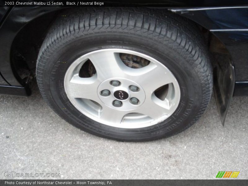 Black / Neutral Beige 2003 Chevrolet Malibu LS Sedan