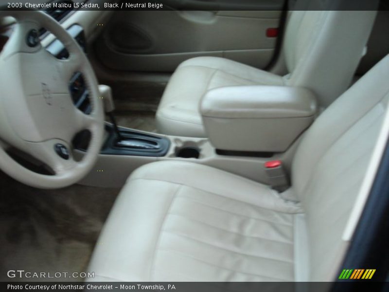 Black / Neutral Beige 2003 Chevrolet Malibu LS Sedan
