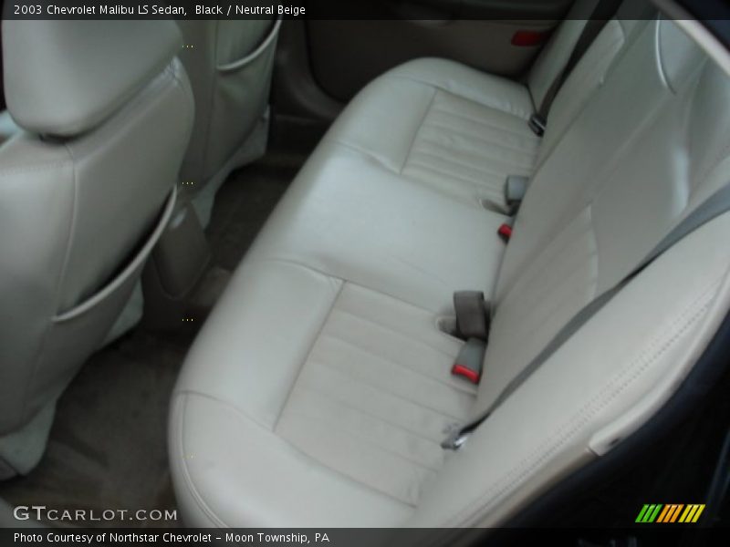 Black / Neutral Beige 2003 Chevrolet Malibu LS Sedan