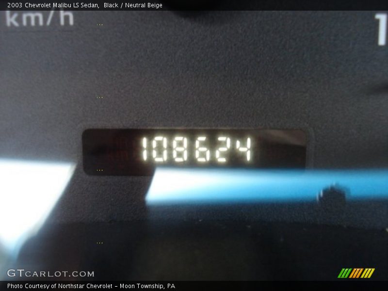 Black / Neutral Beige 2003 Chevrolet Malibu LS Sedan